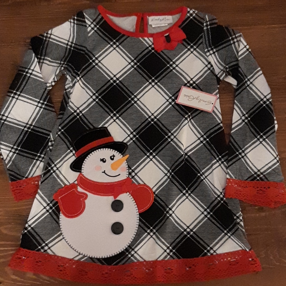 Girls two piece Snowman outfit